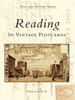 cover image of Reading in Vintage Postcards